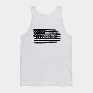 united usa distressed flag Tank Top